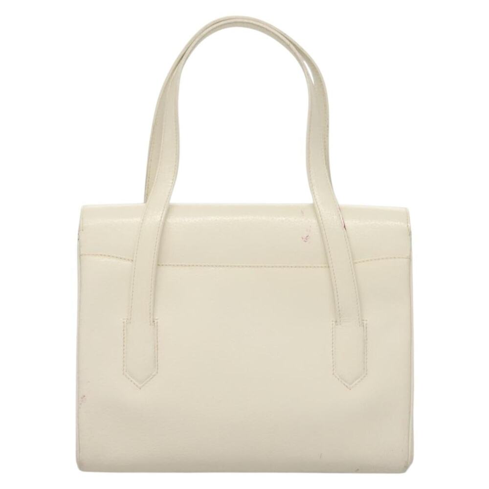 GUCCI Shoulder Bag Leather White Gold - Picture 3 of 12